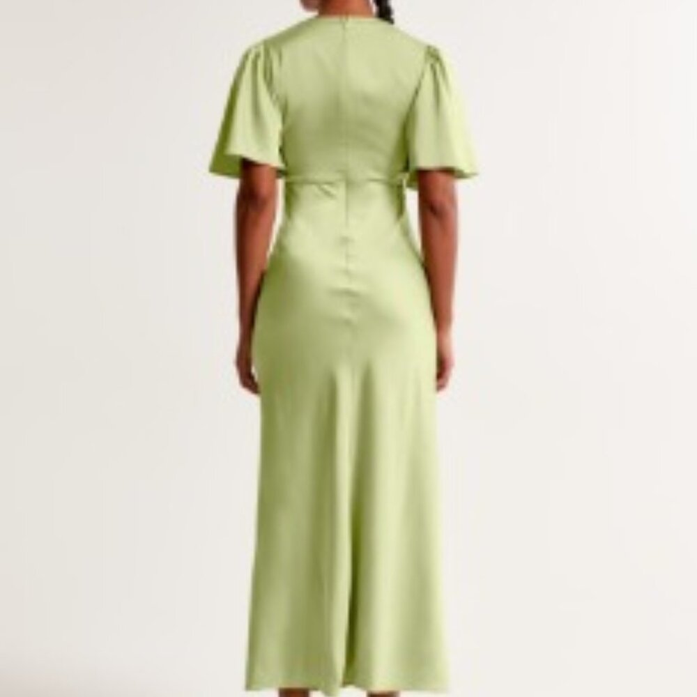NEW! Abercrombie & Fitch angel sleeve maxi dress - Picture 2 of 4
